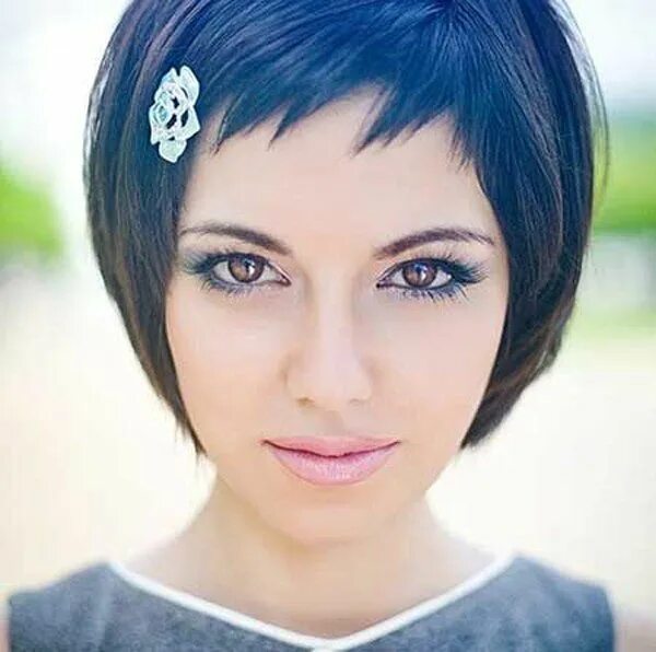 Красивые стрижки с короткой челкой фото 40 Fashionable Bob Haircuts Ideas Art and Design Long bob hairstyles, Short hair