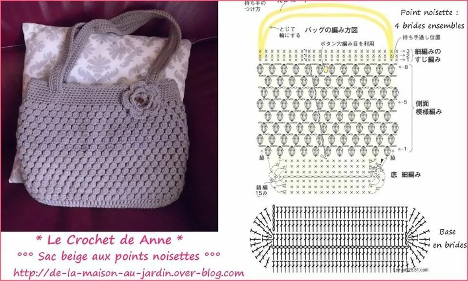 Красивые сумки крючком схемы Imagem da Net Bolsos en crochet, Bolsos de ganchillo, Croché
