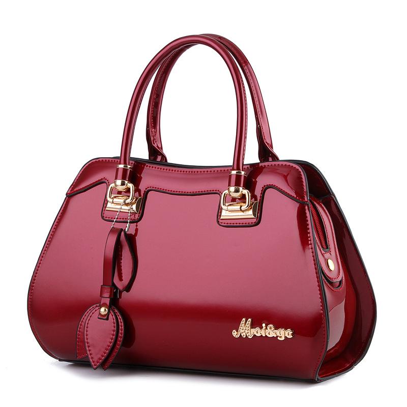Красивые сумки женские 2024 фото Women's Bag Casual Bag Handbag Bag Bright Leather Shoulder Bag Messenger Bag Lar