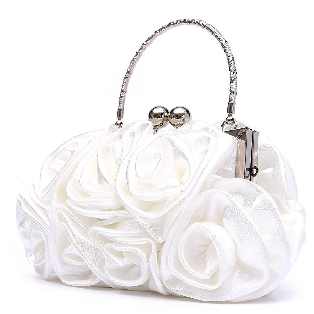 Красивые сумочки купить Floral Ladies Clutch Bag Women Evening Party Bag Prom Bridal Diamante Baguette к