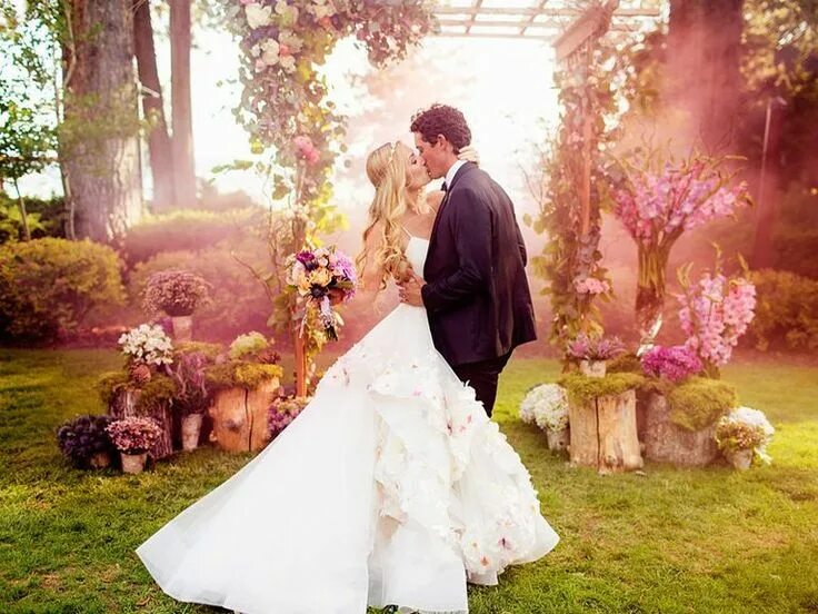 Красивые свадьбы фото скачать Pin de Brooke 3 em weddings Casamento mágico, Vestidos de noiva hayley paige, Ca