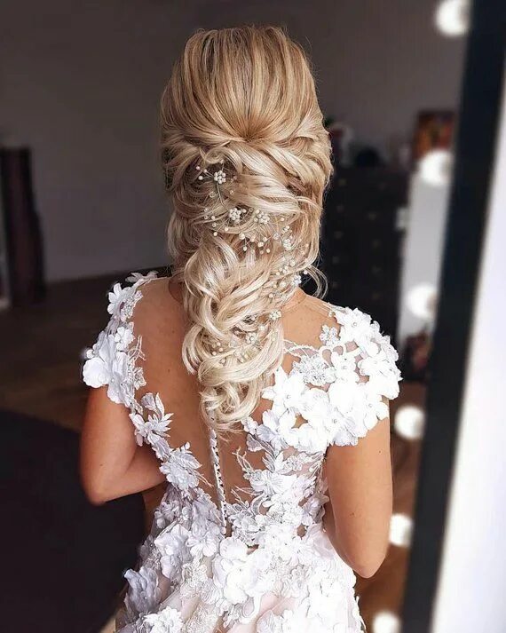 Красивые свадебные прически Pin by Zaii Buccus on But What Do I Wear?? Wedding hair inspiration, Bride hairs