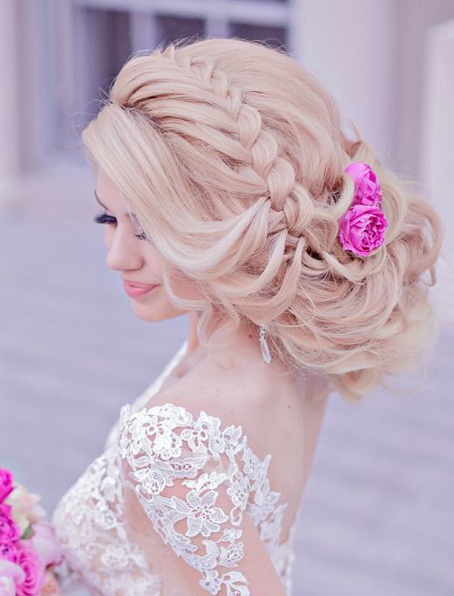 Красивые свадебные прически wedding-hairstyles-20-08302016-km - MODwedding Best wedding hairstyles, Unique w