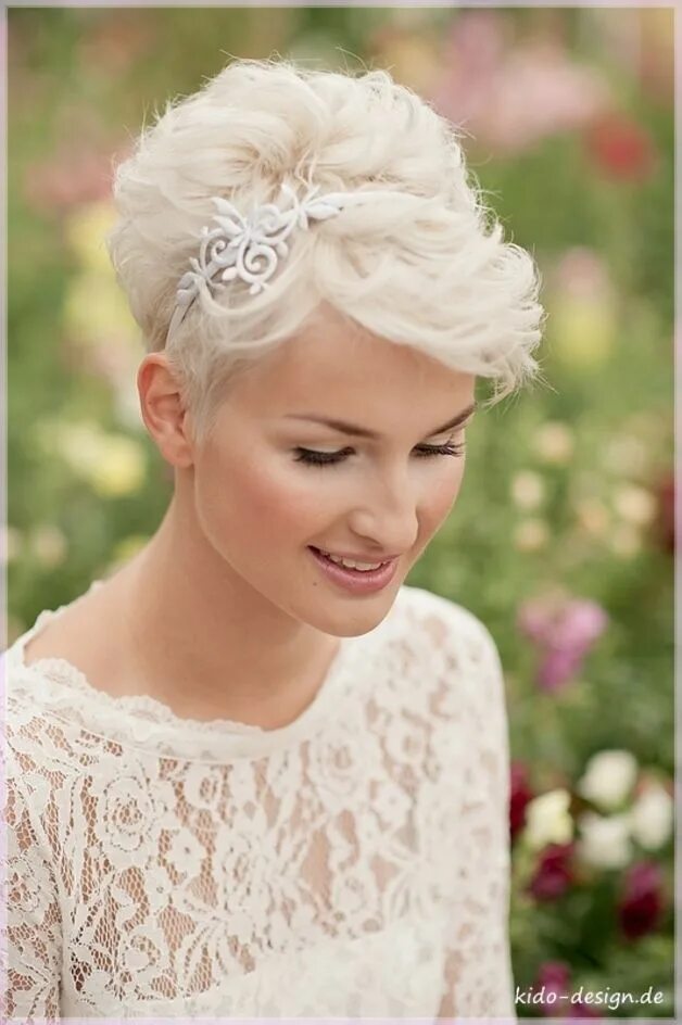 Красивые свадебные прически на короткие волосы Haarschmuck & Kopfputz Hairband Hair Accessories Bride filigree vintage a unique