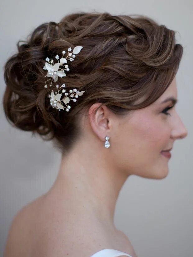 Красивые свадебные прически на короткие волосы 200 Beautiful Long Hair Styles That Are Great For Weddings And Proms Wedding hai