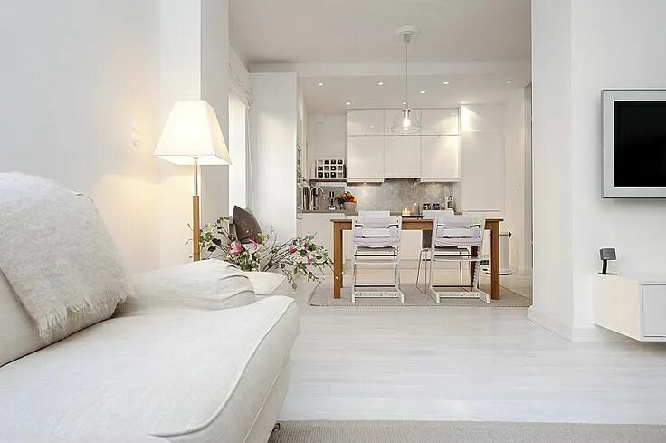 Красивые светлые интерьеры квартир Decoración en blanco Apartment design, Apartment decor, House interior