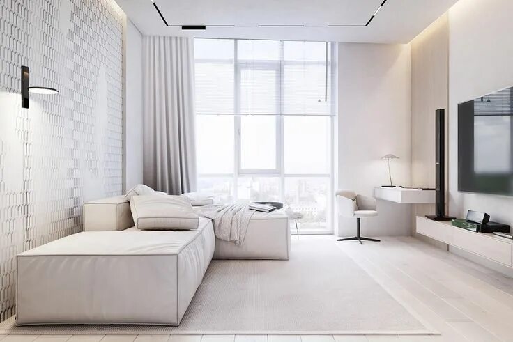 Красивые светлые интерьеры квартир White Minimalism: 3 Examples That Show How To Get It Right White apartment, Livi