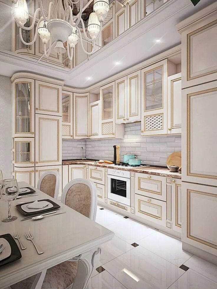 Красивые светлые кухни фото Пин на доске Kitchen Inspiration Элитные кухни, Интерьер кухни, Дизайн дома