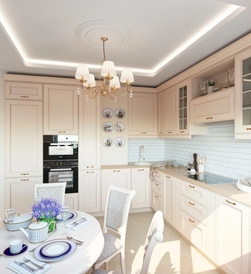 Красивые светлые кухни фото Кухня в светлом стиле фото - DelaDom.ru