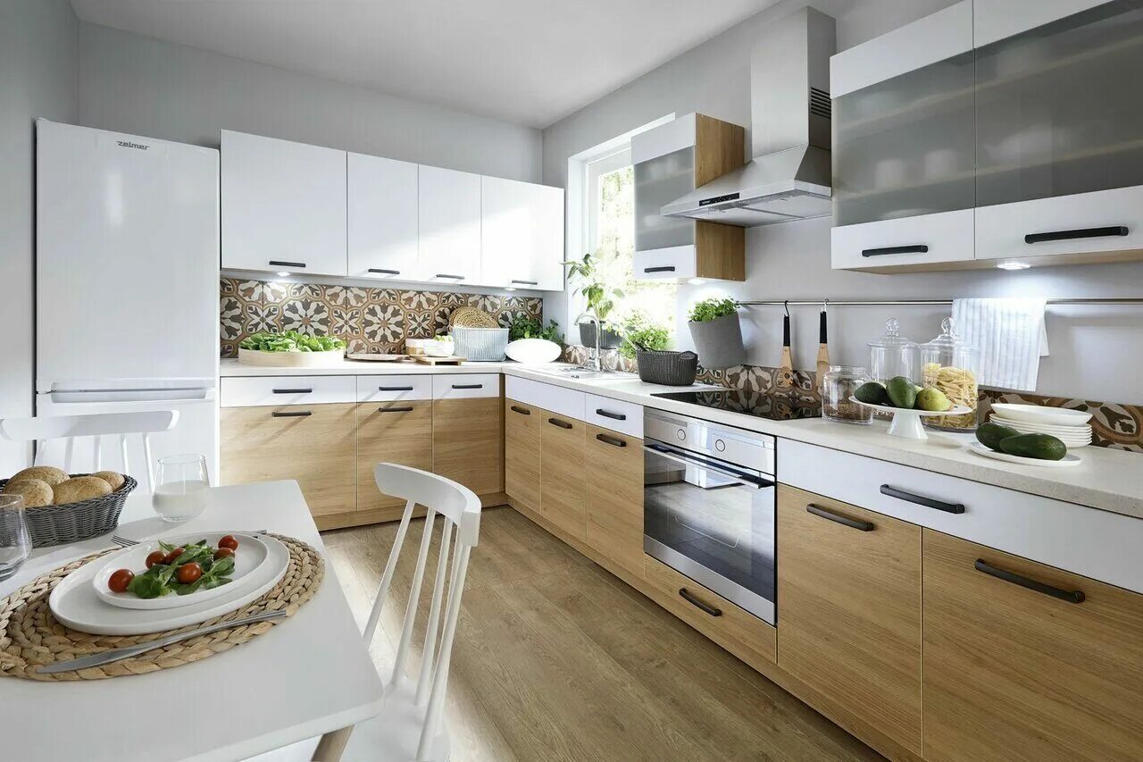 Красивые светлые кухни современные кухни фото Современные кухни: фото готовой мебели и наполнения на сайте!