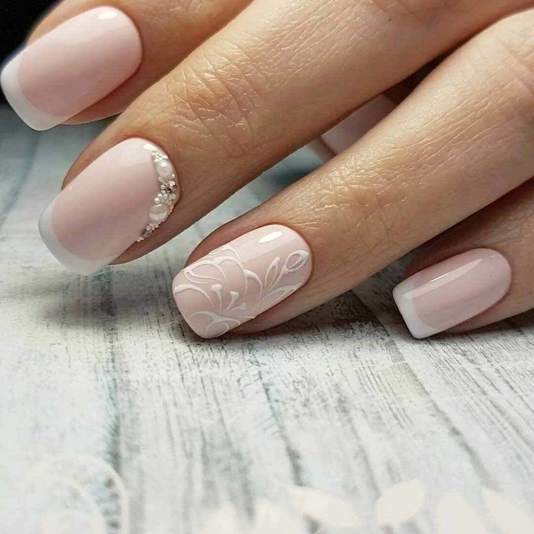 Красивые светлые ногти фото French nail art, manicure Gel nails french, Pink nail art, Gel nails