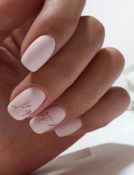 Красивые светлые ногти фото 50+ Trendy Valentine's Day Nails For 2023 Chasing Daisies Bride nails, Bridesmai