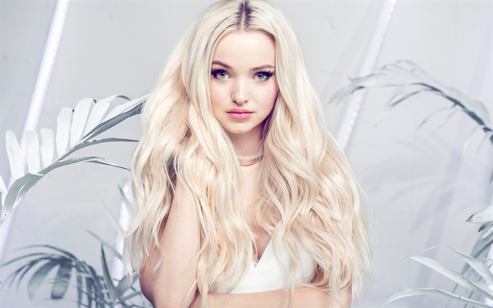Красивые светлые волосы фото Download wallpapers Dove Cameron, 4k, 2018, portrait, Hollywood, photoshoot, bea