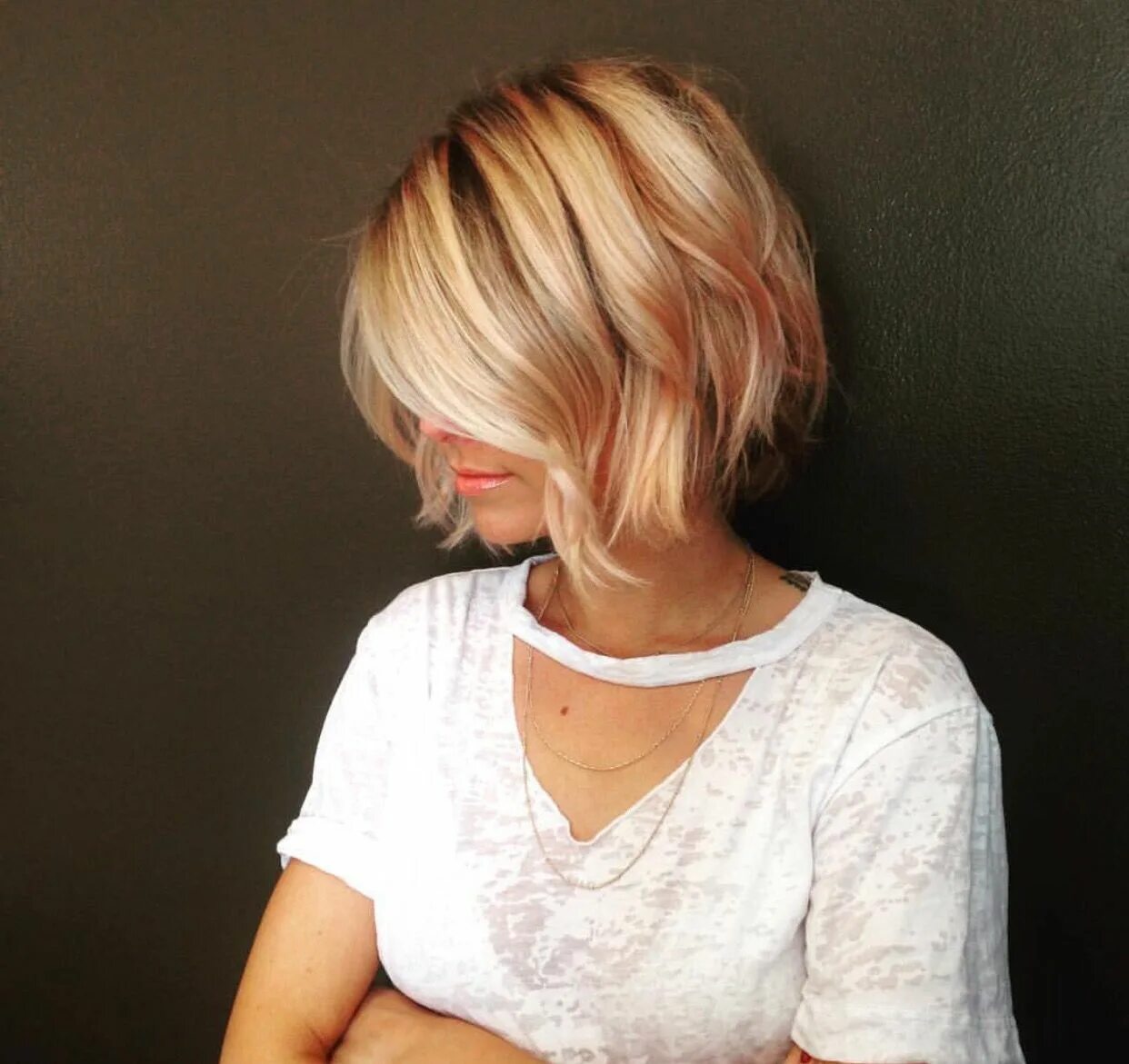 Красивые светлые волосы короткие фото Peachy Hair styles, Peach hair, Short hair styles