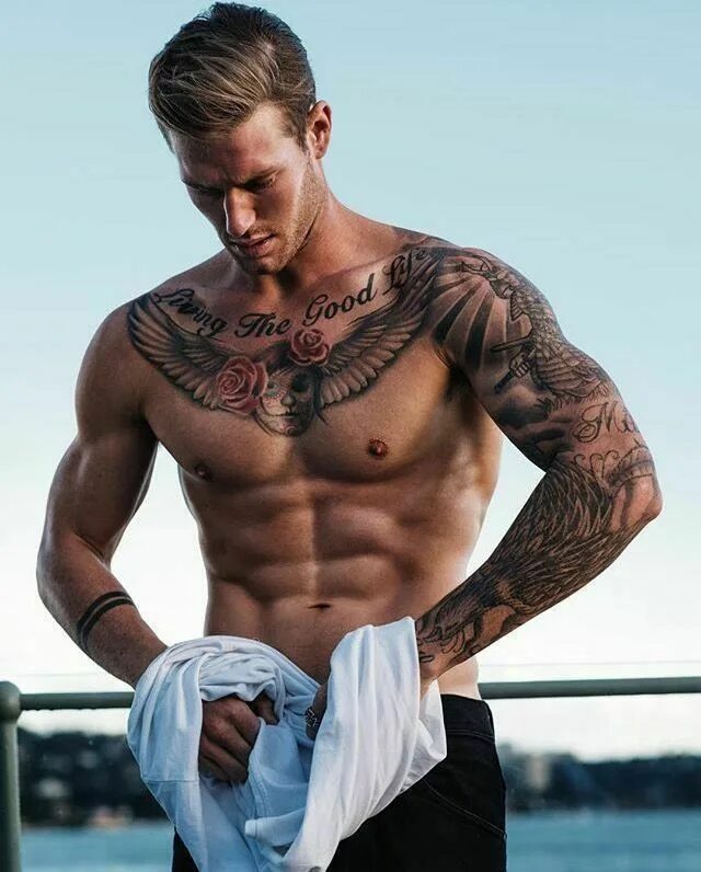 Красивые тату для мужчин фото Pin by Bastweapz on Idées de tatouages Shirtless men, Tattoos, Guys