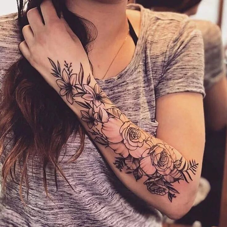 Красивые тату для женщин фото Pin by Tanya Johnson on tattoo Tattoos for women flowers, Beautiful flower tatto