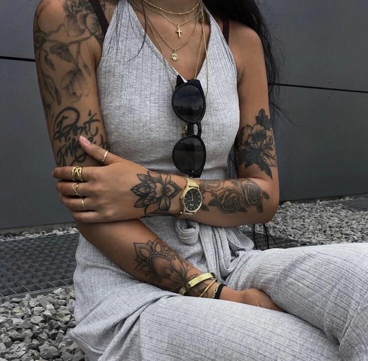 Красивые тату для женщин фото Pin by Carlie Dean on Tattoo Inspo Trendy tattoos, Tattoos, Sleeve tattoos