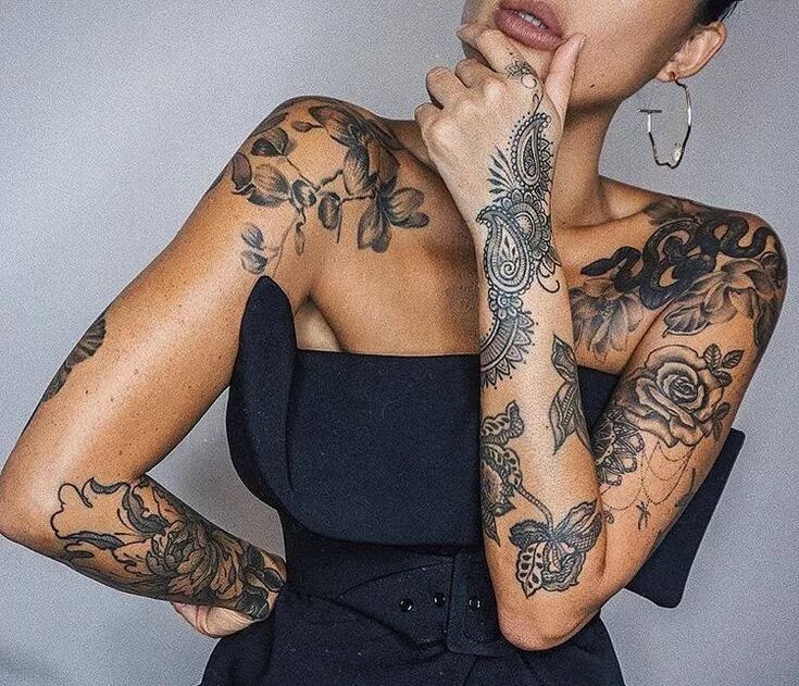 Красивые тату для женщин фото @lil_garbage Tattoos, Tattoos for women, Tattoo models