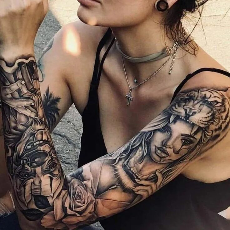 Красивые тату для женщин фото 35 Inspiring Arm Tattoo Design Ideas for Women 2020 - SooShell Sleeve tattoos fo