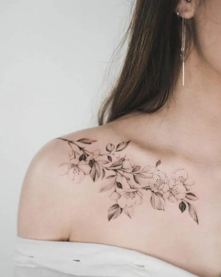 Красивые тату на ключице фото Med Tech. Запись со стены. Beautiful tattoos for women, Tattoos for women, Tatto