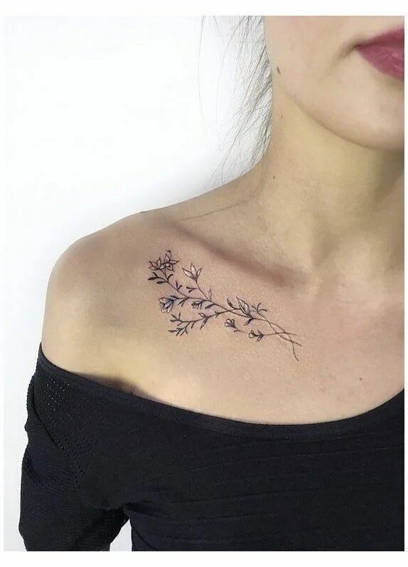 Красивые тату на ключице фото Pin on tat Tattoos for women flowers, Dragon tattoo for women, Collar bone tatto