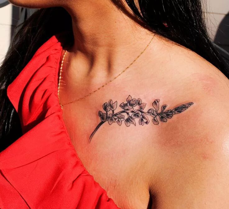 Красивые тату на ключице фото Bluebonnet tattoo Bluebonnet tattoo, Collar bone tattoo, Texas tattoos