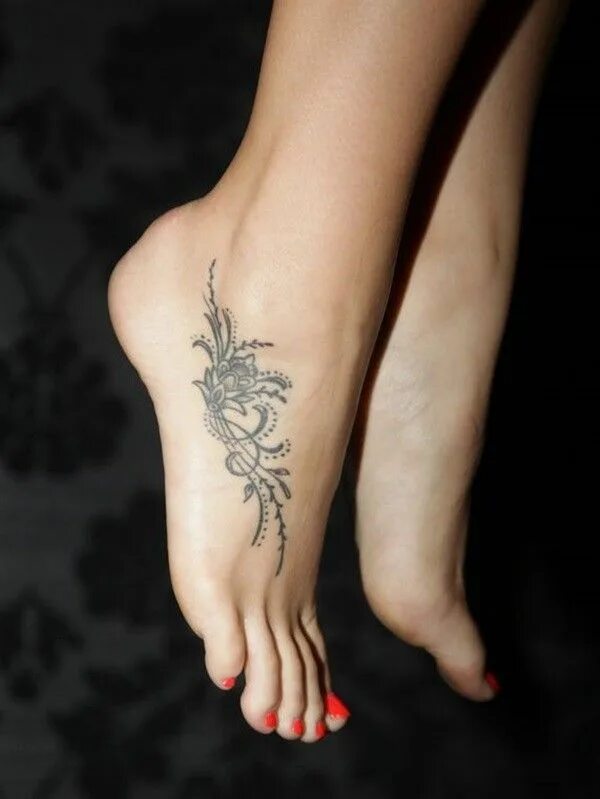 Красивые тату на ногу девушке фото Foot tattoos, Foot tattoos for women, Tattoo designs foot