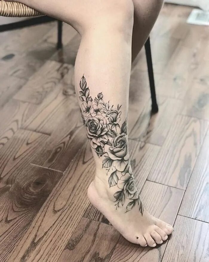 Красивые тату на ногу девушке фото Pin on tatto Wrap around ankle tattoos, Ankle tattoos for women, Foot tattoos