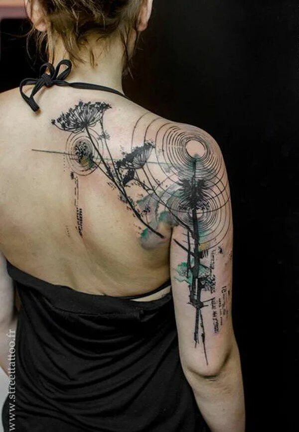 Красивые тату со смыслом фото Pin by Evelyn Moraes on Riscados Dandelion tattoo design, Cool shoulder tattoos,