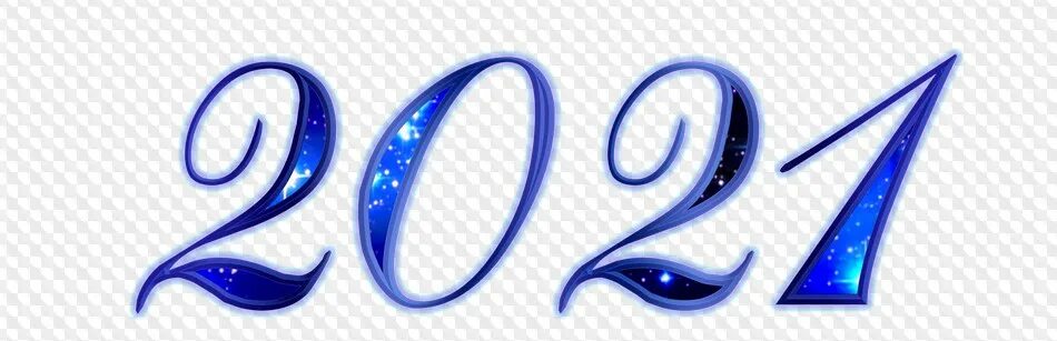 Красивые цифры 2024 для оформления Updated: 100 PNG, 2021 on transparent background, 2021 PNG numbers