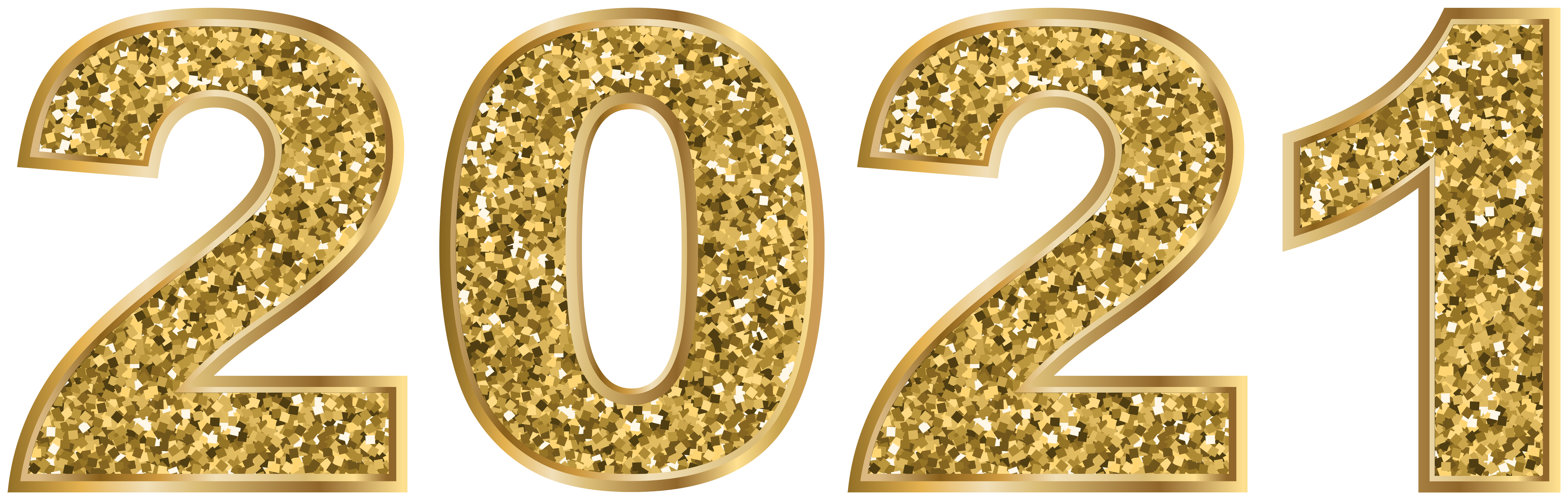 Красивые цифры 2024 для оформления 2021 Gold Glitter PNG Clipart Image Gallery Yopriceville - High-Quality Images a
