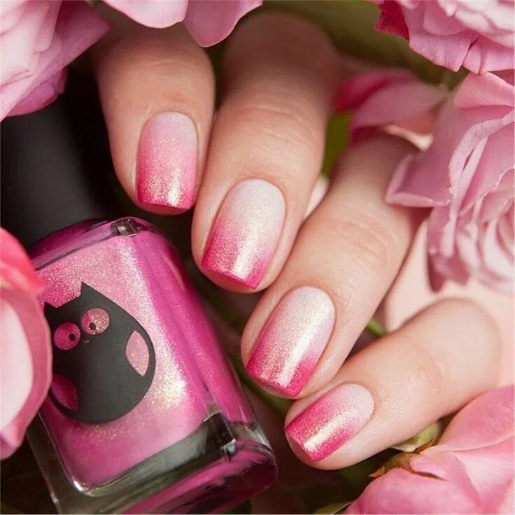 Красивые цвета дизайн ногтей pink manicure #pink #manicure #nails #fashion #nailart #gelnails #instagood #nai