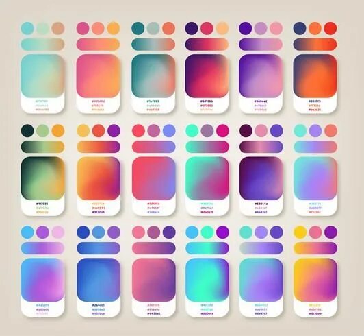 Красивые цвета для оформления Download Gradient Colors Ideas for free Gradient color design, Color design insp