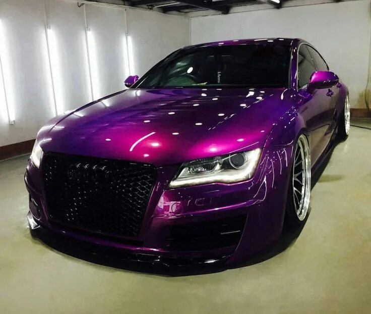 Красивые цвета машин фото Audi A7 Deep Metallic Purple Purple car, Custom cars paint, Car paint colors