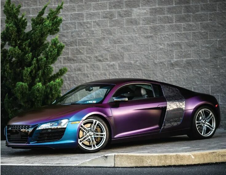 Красивые цвета машин фото Resultado de imagen para audi r8 purple Audi r8, Audi, Deportes