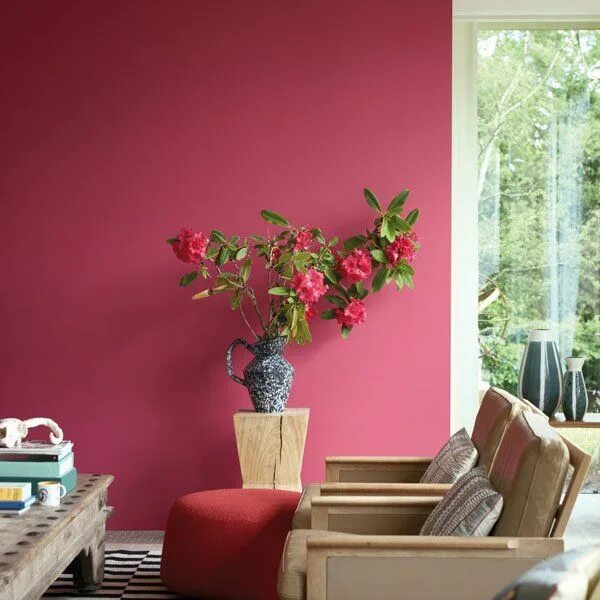 Красивые цвета стен фото Lake Red No.W92 and Snow White No.W1 Guest room paint, Room paint colors, Farrow