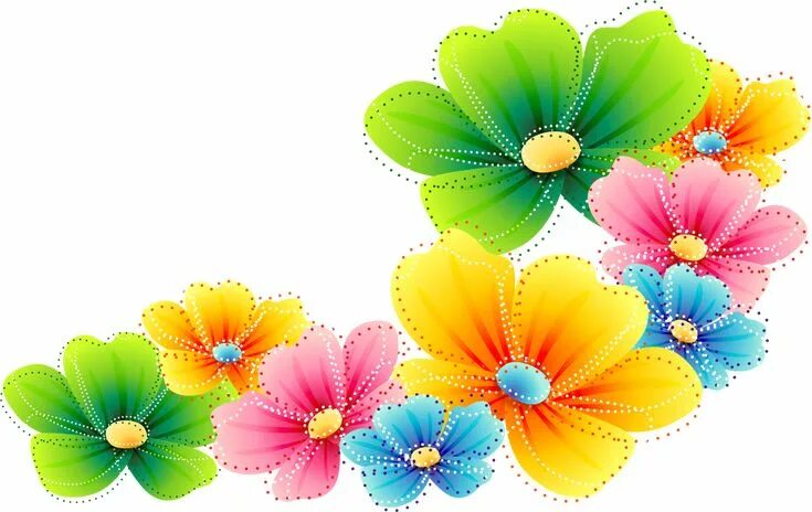 Красивые цветы для оформления стенгазеты Flores, Pensamientos
