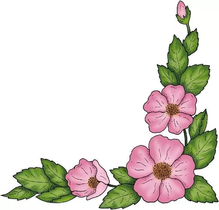 Красивые цветы для оформления стенгазеты scrapbooking svg floral tole files - Google Search Diseños de arte bordados a ma
