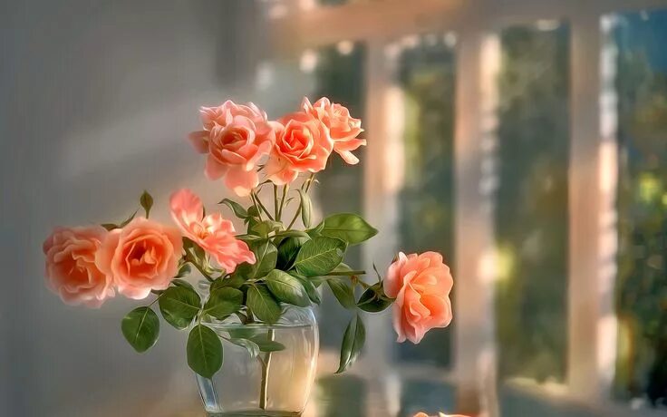 Красивые цветы на окне фото Rose bouquets - Rózsacsokrok - Megaport Media Rose bouquet, Rose, Bouquet