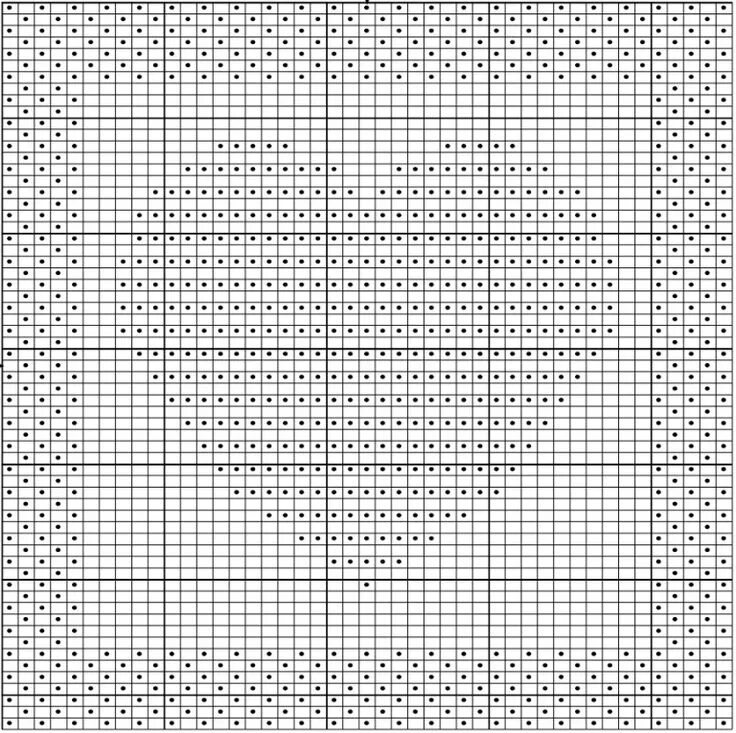 Красивые теневые узоры спицами со схемами Chart for free knitting pattern heart washcloth dishcloth afghan squa. Knitted d