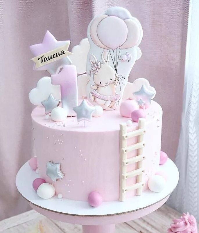 Красивые торты на годик девочке фото Пин от пользователя Kathleen Patterson на доске Baby shower Тематические торты, 