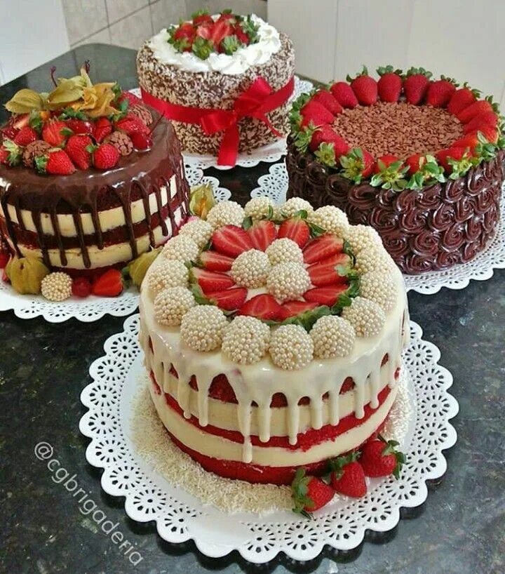Красивые торты в домашних условиях фото Delícias. Desserts, Cupcake cakes, Cake desserts