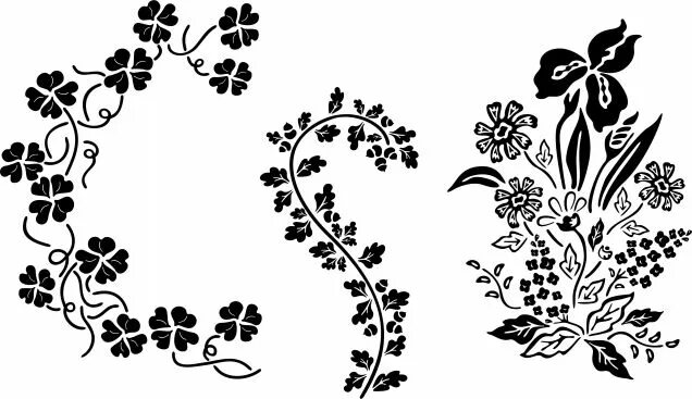 Красивые трафареты для оформления Few stencils Трафареты, Декор, Коробочки