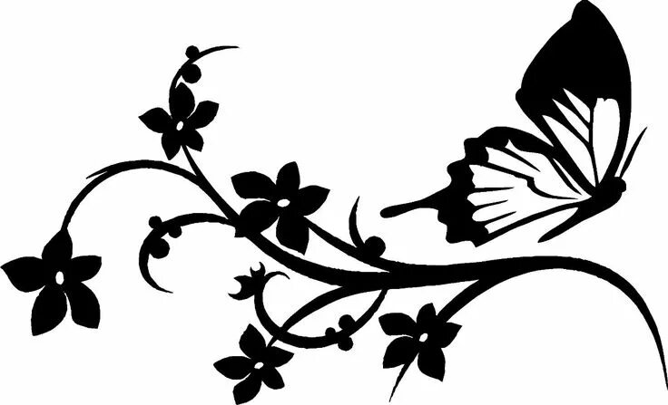 Красивые трафареты для оформления Pin Para Colorir Borboletas Flores Desenhos Imagixs on Pinterest Flores, Arte, F