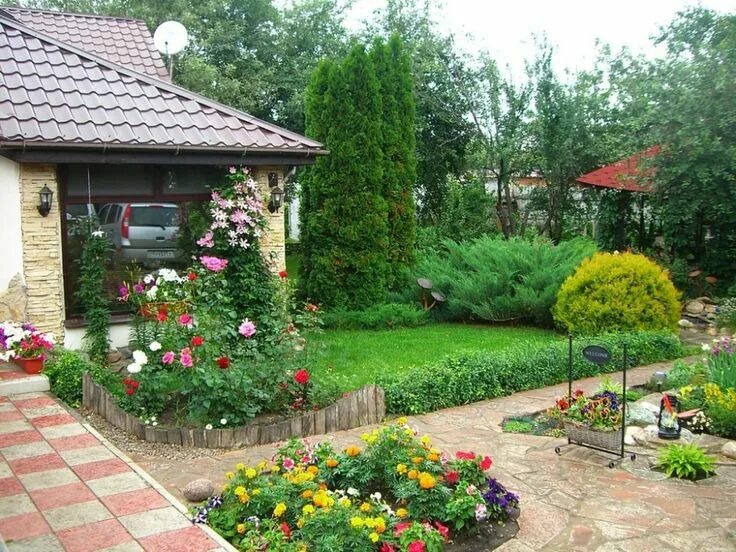 Красивые участки фото реальные Благоустройство дачного участка: небанальные идеи и ландшафтное оформление Garte