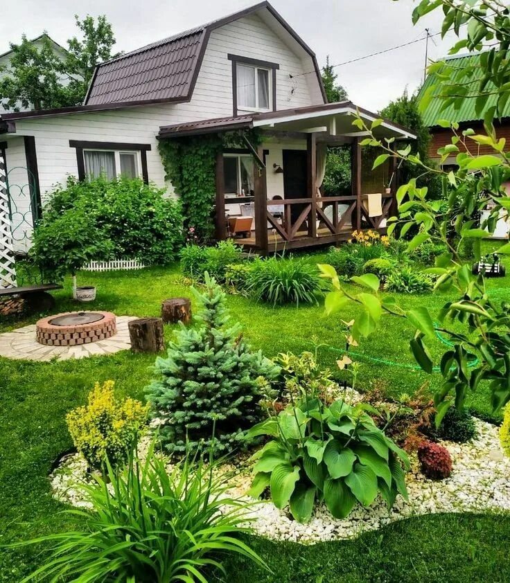 Красивые участки на даче фото реальные АРХИТЕКТУРА ЛАНДШАФТНЫЙ ДИЗАЙН Tuin ideen, Patio, Tuin
