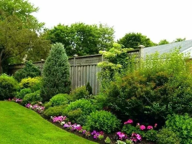 Красивые участки с цветами кустарниками фото Landscaping Ideas for Full Sun Yards Roedell's Landscaping Small front yard land