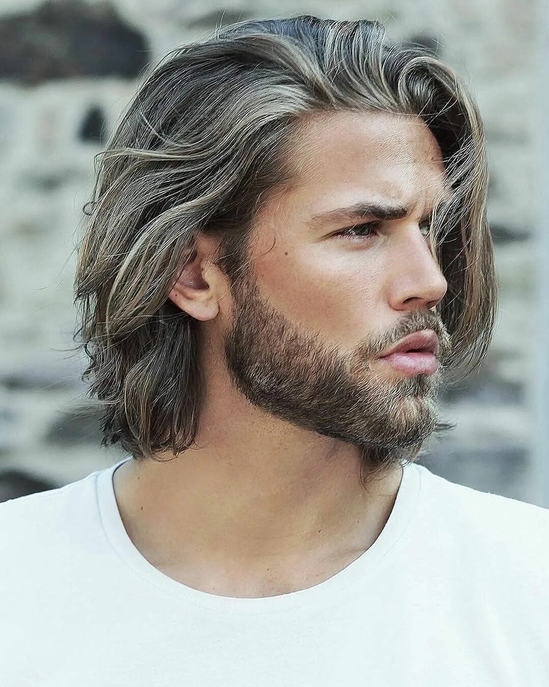 Красивые удлиненные стрижки мужские Pinterest Mens hairstyles medium, Shoulder length hair men, Long hair styles men