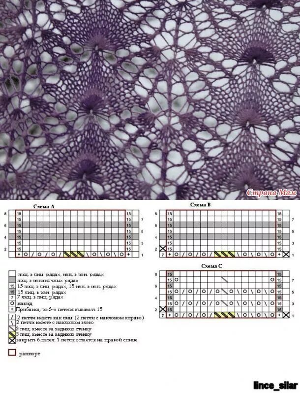 Красивые узоры для мохера спицами схемы Вязание: Шали, палантины Lace knitting patterns, Lace knitting stitches, Knittin
