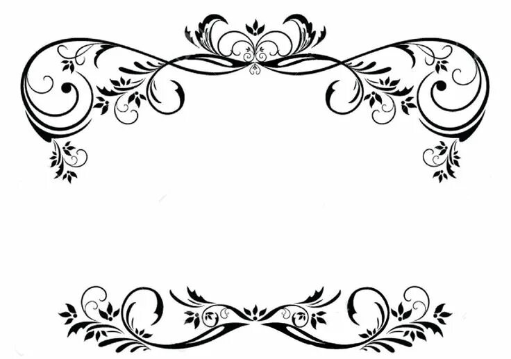 Красивые узоры для оформления текста Pin by Valentina Schiano on Transfer su legno Art and craft images, Floral, Wedd